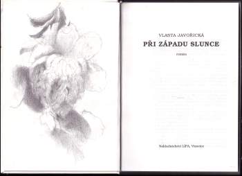 Při západu slunce : román