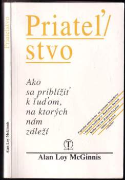 Alan Loy McGinnis: Priateľstvo