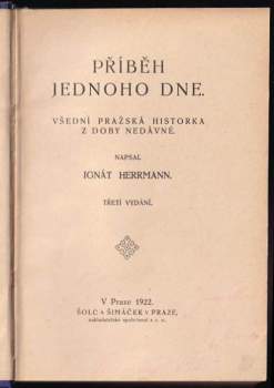 Ignát Herrmann: Příběh jednoho dne