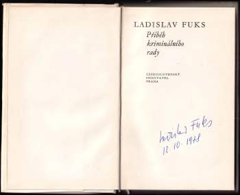 Ladislav Fuks: Příběh kriminálního rady