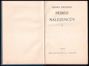 Henry Fielding: Příběh nalezencův