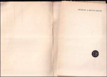 Josef Kainar: Příběhy a menší básně