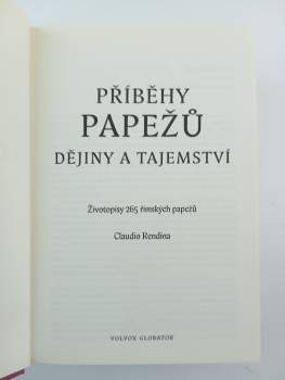Claudio Rendina: Příběhy papežů