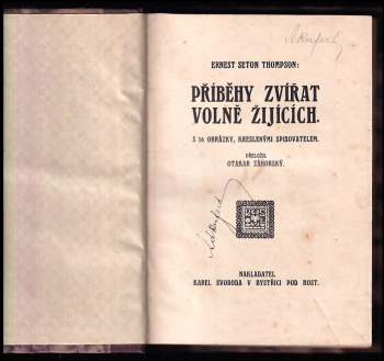 Ernest Thompson Seton: Příběhy zvířat volně žijících
