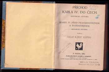 Václav Kliment Klicpera: Příchod Karla IV. do Čech