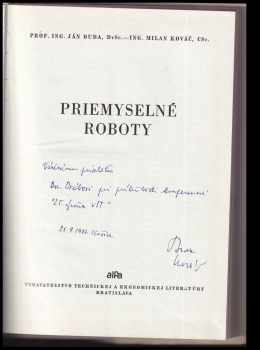 Jan Buda: Priemyselné roboty