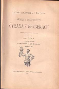 Joseph Jacquin: Příhody a dobrodružství Cyrana z Bergeracu