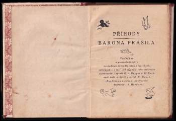 Gottfried August Bürger: Příhody barona Prášila