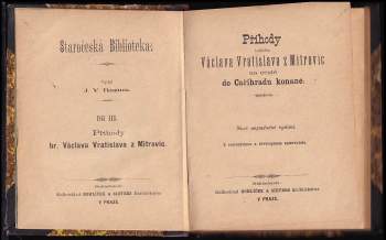 Václav Vratislav z Mitrovic: Příhody hraběte Václava Vratislava z Mitrovic na cestě do Cařihradu konané