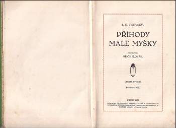 T. E Tisovský: Příhody malé myšky