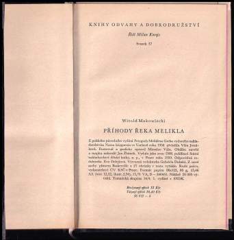 Witold Makowiecki: Příhody Řeka Melikla