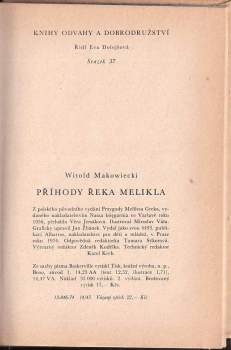 Witold Makowiecki: Příhody Řeka Melikla