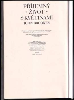 John Brookes: Příjemný život s květinami
