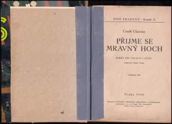 Čeněk Charous: Přijme se mravný hoch