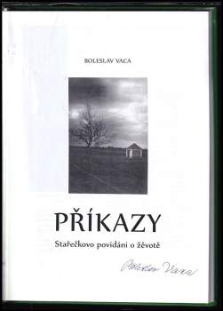 Boleslav Vaca: Příkazy