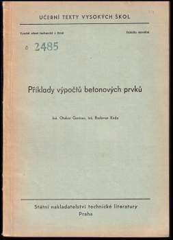 Příklady výpočtů betonových prvků