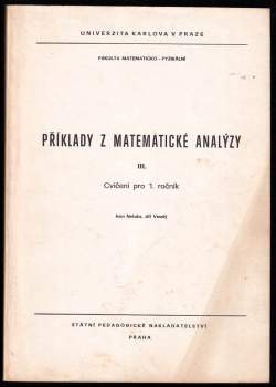 Ivan Netuka: Příklady z matematické analýzy