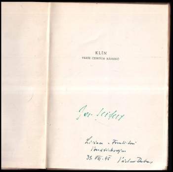 Jaroslav Seifert: Přilba hlíny