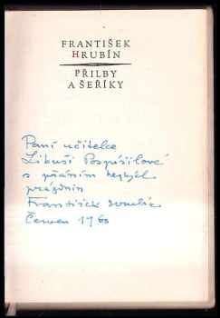 František Hrubín: Přilby a šeříky ; Stalingrad ; Chléb s ocelí ; Jobova noc ; Pražský máj