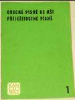 Obecné písně ke mši, příležitostné písně