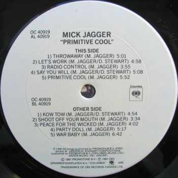Mick Jagger: Primitive Cool