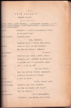 Heinrich von Kleist: Princ Bedřich Homburský - strojopis