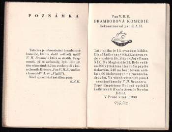 Emmerich Alois Hruška: Princ s Ptákem Ohnivákem, čili, Když nemám chotě milovníka, namluvím si žalářníka, aneb, Intrik kdo se málo štítí, v černém lese štěstí chytí jinak Každá bolest velká dojista se přelká také Lepší papoušek nežli nic