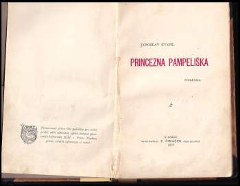 Jaroslav Kvapil: Princezna Pampeliška