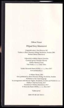 Håkan Nesser: Případ Ewy Morenové