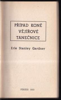 Erle Stanley Gardner: Případ koně vějířové tanečnice