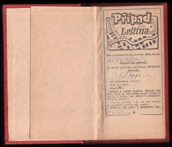 František Čečetka: Případ Leština