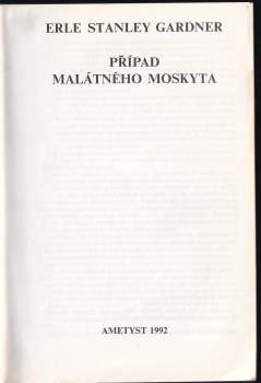 Erle Stanley Gardner: Případ malátného moskyta