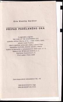 Erle Stanley Gardner: Případ padělaného oka