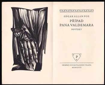 Edgar Allan Poe: Případ pana Valdemara : povídky