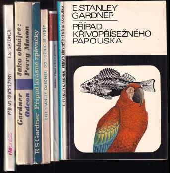KOMPLET Erle Stanley Gardner 6X Jako obhájce: Perry Mason + Případ krásné zpěvačky + Do ložnic je vidět + Případ prázdné plechovky + Případ křičící ženy + Případ křivopřísežného papouška