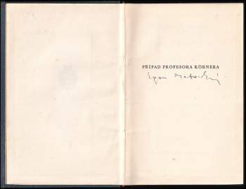 Egon Hostovský: Případ profesora Körnera