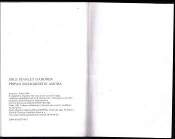 Erle Stanley Gardner: Případ rozmarného Amora