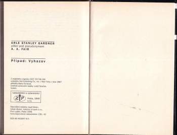 Erle Stanley Gardner: Případ: Vyhazov