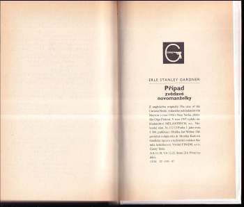 Erle Stanley Gardner: Případ zvědavé novomanželky