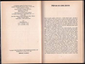 P. G Wodehouse: Případů se ujímá Jeeves