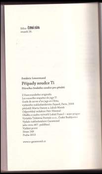 Frédéric Lenormand: Případy soudce Ti