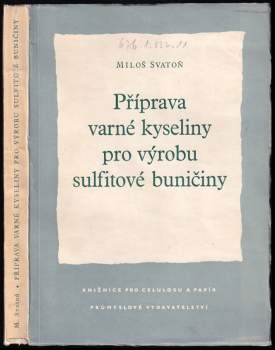 Příprava varné kyseliny pro výrobu sulfitové buničiny