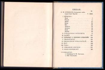 Ralph Waldo Emerson: Příroda a duch