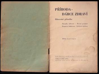 Josef Šimon: Příroda - dárce zdraví