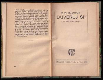 Ralph Waldo Emerson: Příroda + Důvěřuj si!