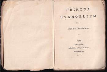 Jindřich Uzel: Příroda evangeliem