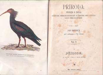 Jan Kranich: PŘÍRODA - příroda a škola I + II - Ročník V. 1906/7 - měsíčník přírodovědecký a časopis pro vyučování přírodovědné