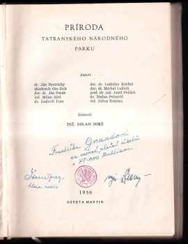 Kolektiv autorů: Príroda Tatranského národného parku