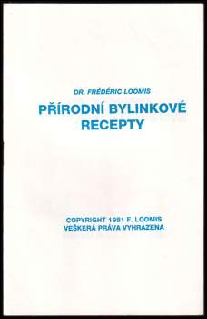 Přírodní bylinkové recepty