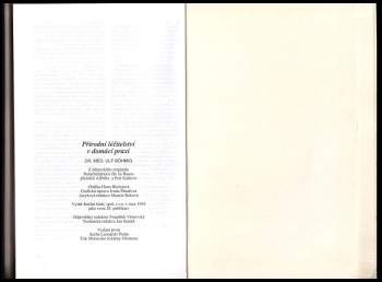 Ulf Böhmig: Přírodní léčitelství v domácí praxi